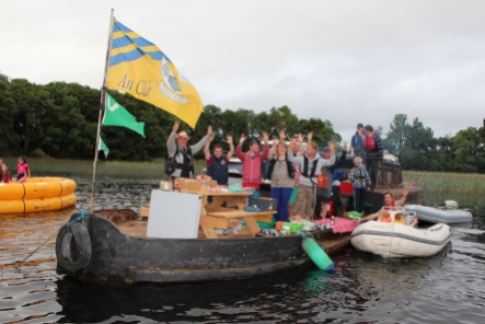 77.M on anchor in Woodford Co. Galway, on Lough Derg Rally 39 July 2014